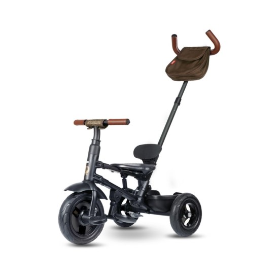 QPLAY RITO DELUXE Rubber sulankstomas triratukas guminiais ratais